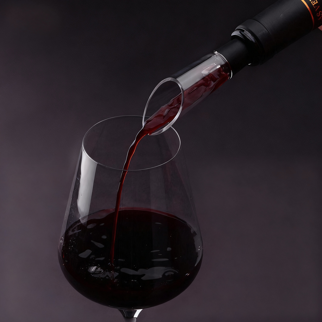 Elektrischer Korkenzieher 4-in-1 Weinöffner mit Vakuumverschluss und Folienabschneider 3