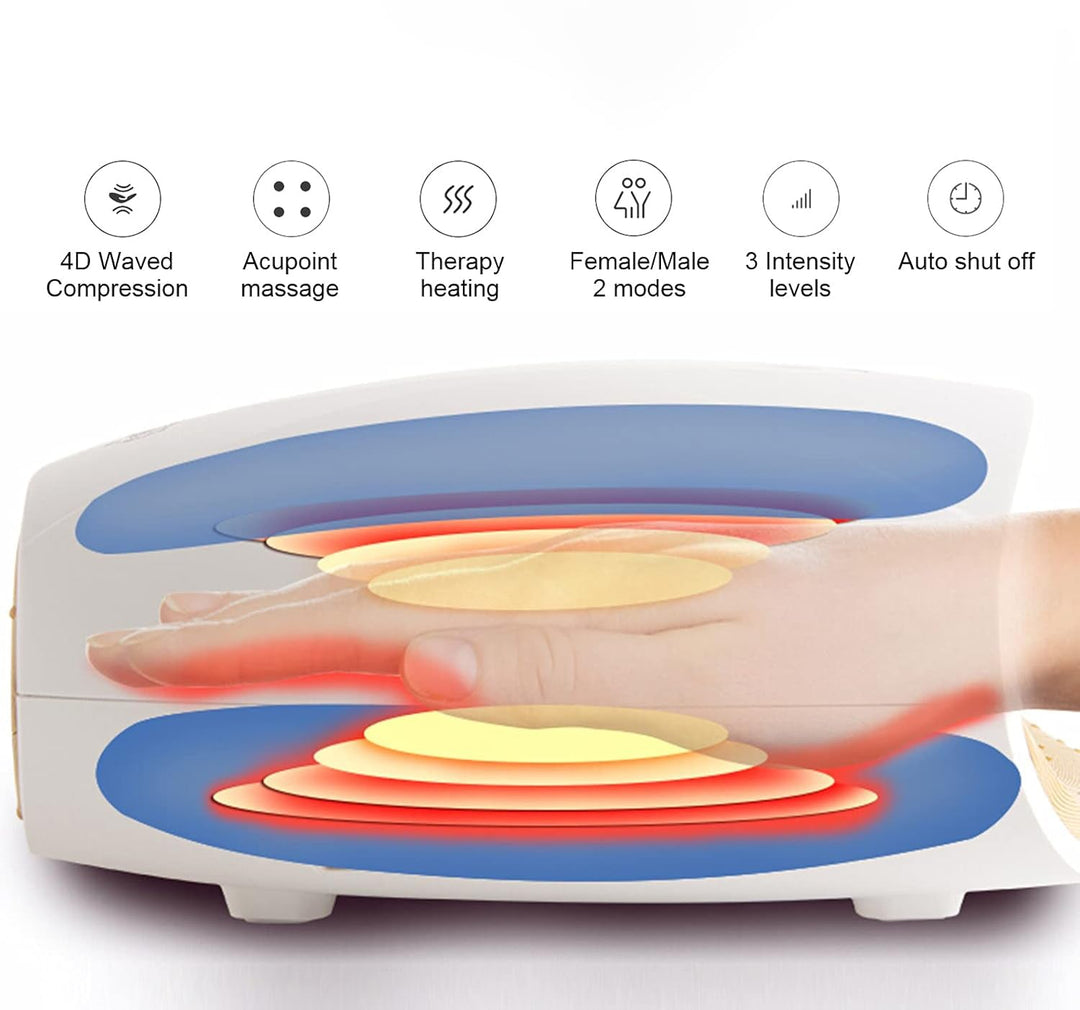 Elektrisches Handmassagegerät mit Wärme für Entspannung 3