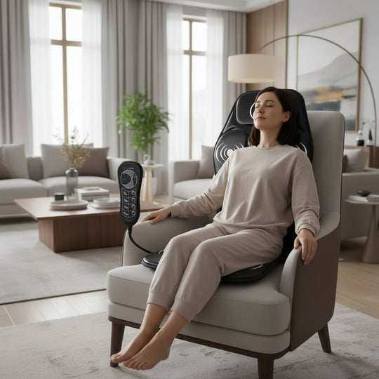 Elektrisches Massagekissen für Nacken und Rückenentspannung mit Wärmefunktion 0