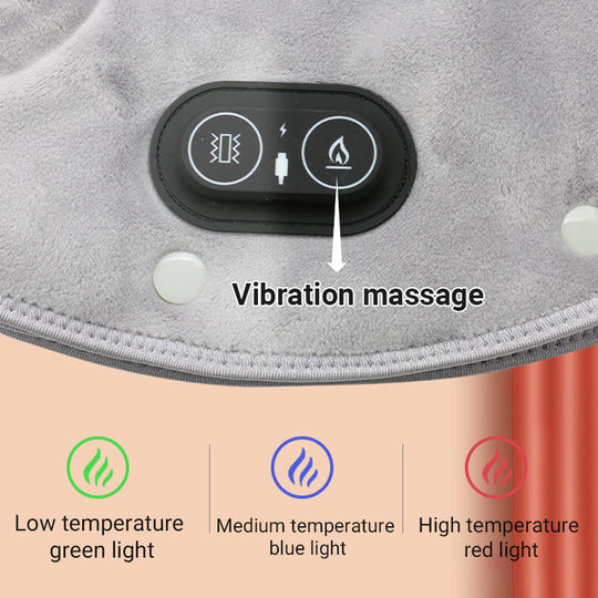 Elektrisches Nacken- und Schulterheizkissen mit Vibration 3