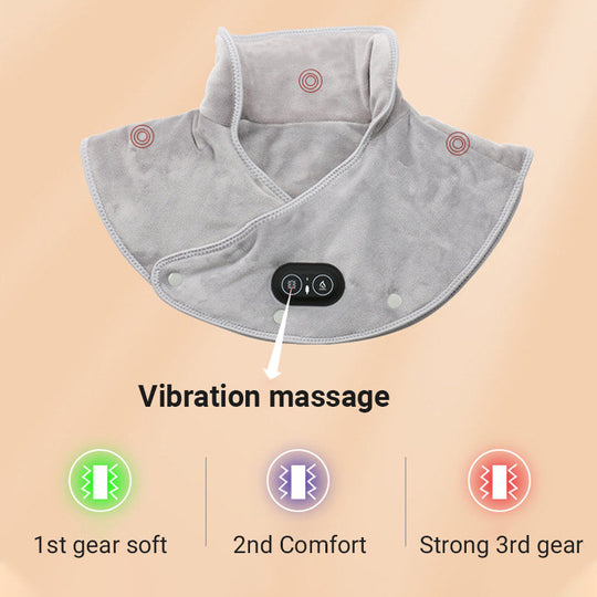 Elektrisches Nacken- und Schulterheizkissen mit Vibration 4