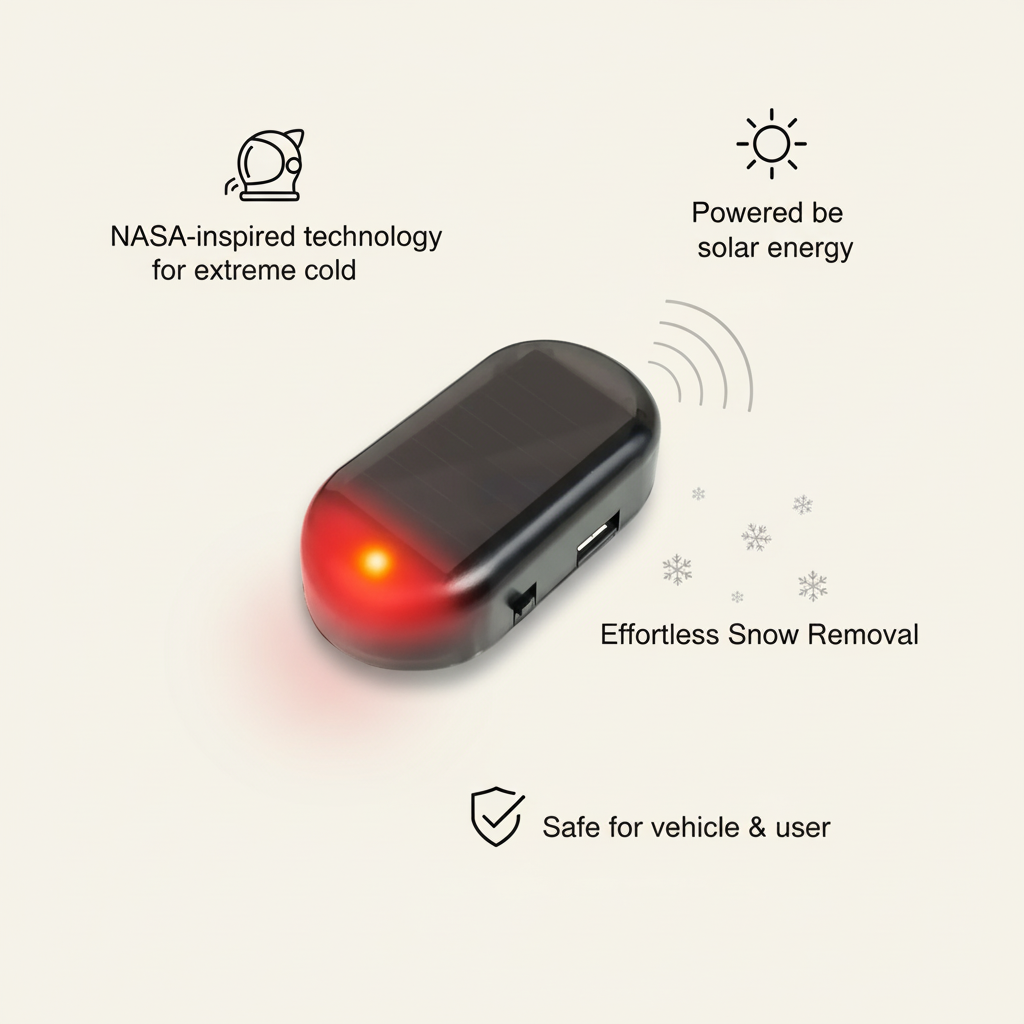 Elektromagnetisches Schneeräumgerät für Autos 0