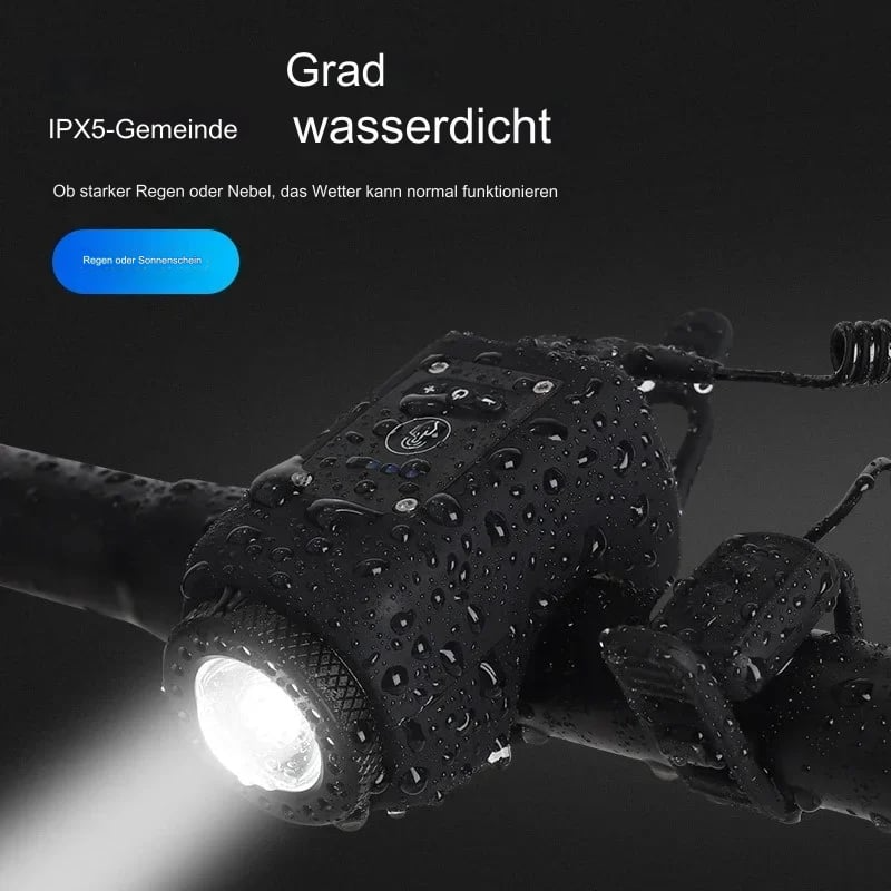 Elektronische Fahrradhupe mit LED-Licht 2