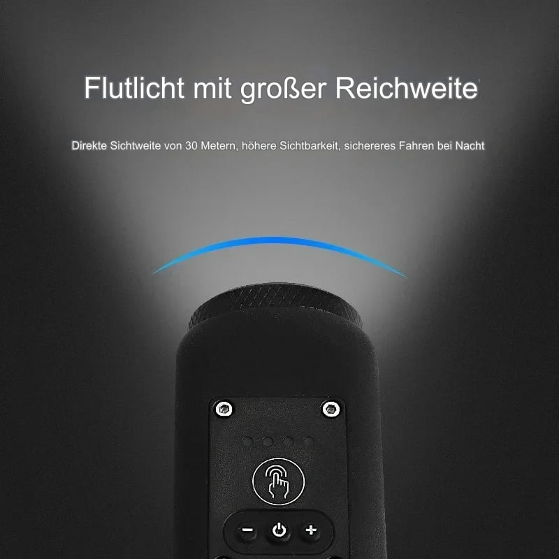 Elektronische Fahrradhupe mit LED-Licht 4