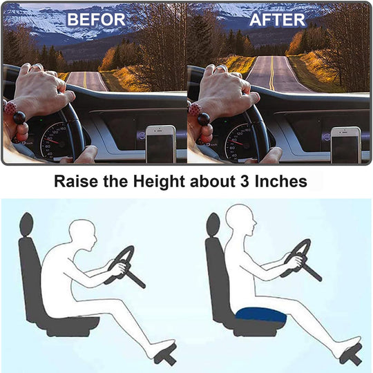 Ergonomisches Autositzkissen für verbesserten Komfort 3