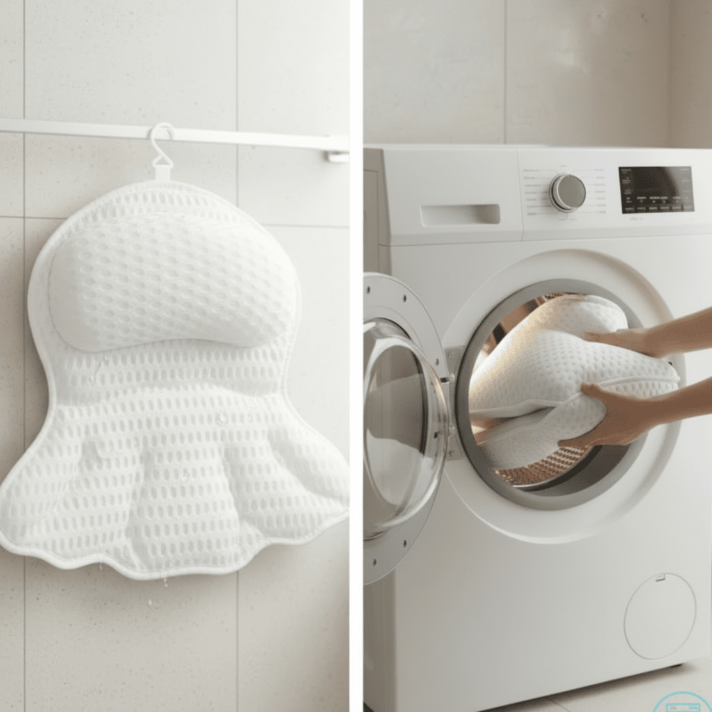 Ergonomisches Badekissen mit Nacken- und Rückenstütze 2