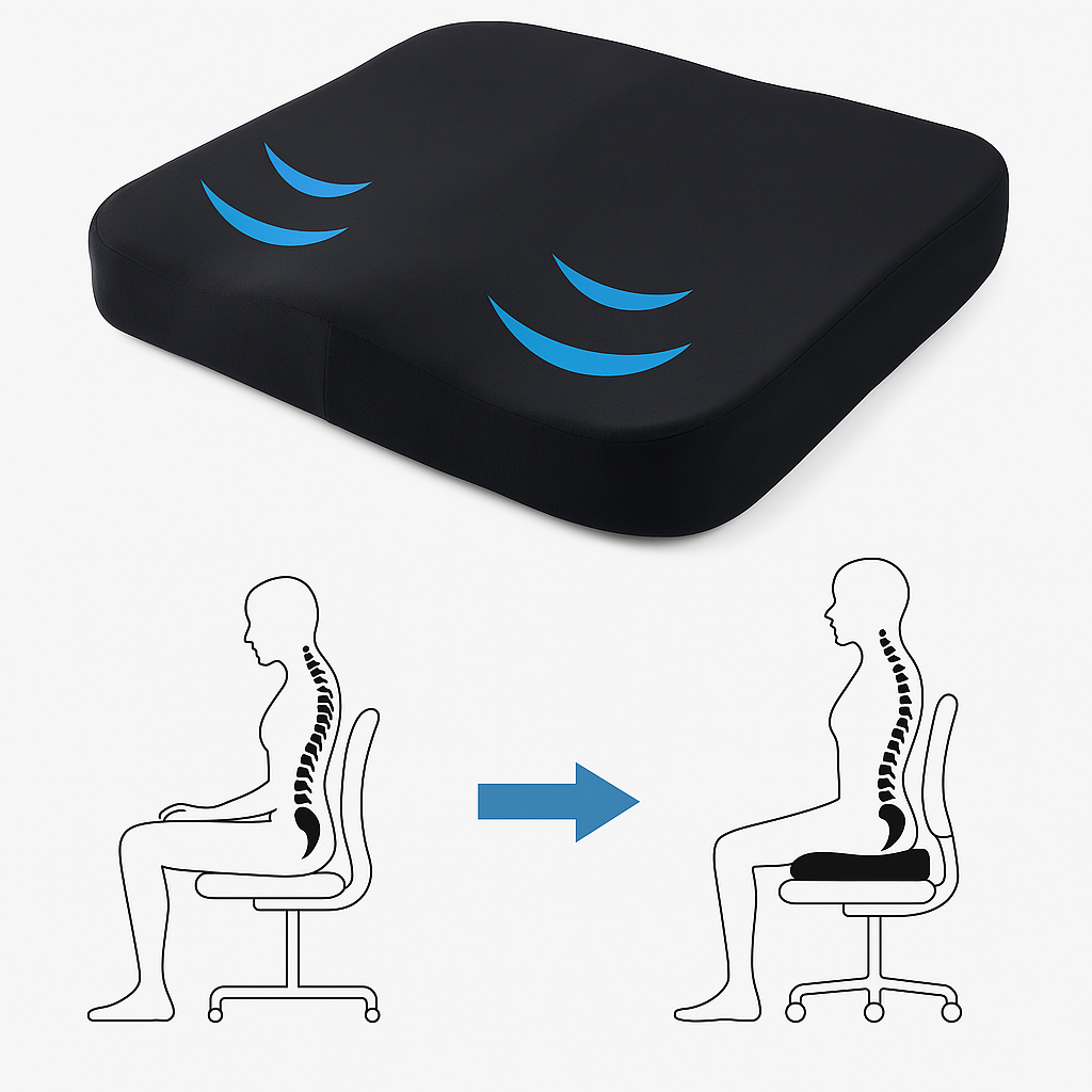 Ergonomisches Sitzkissen für Büro und Auto 5