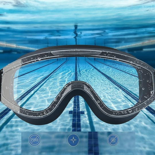 Erwachsene Schwimmbrille HD Antibeschlag Wasserdicht Verstellbar 4