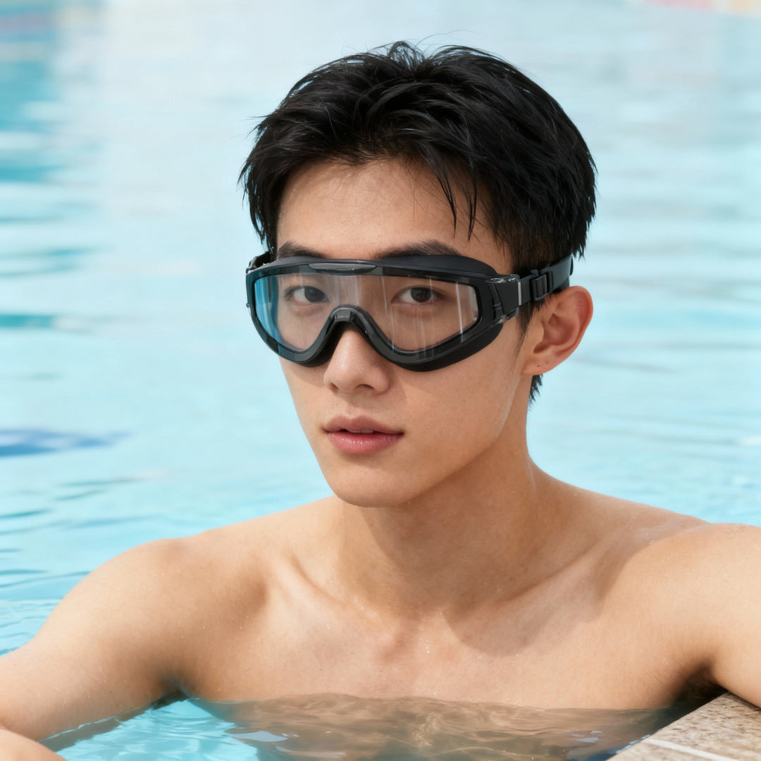 Erwachsene Schwimmbrille HD Antibeschlag Wasserdicht Verstellbar 6