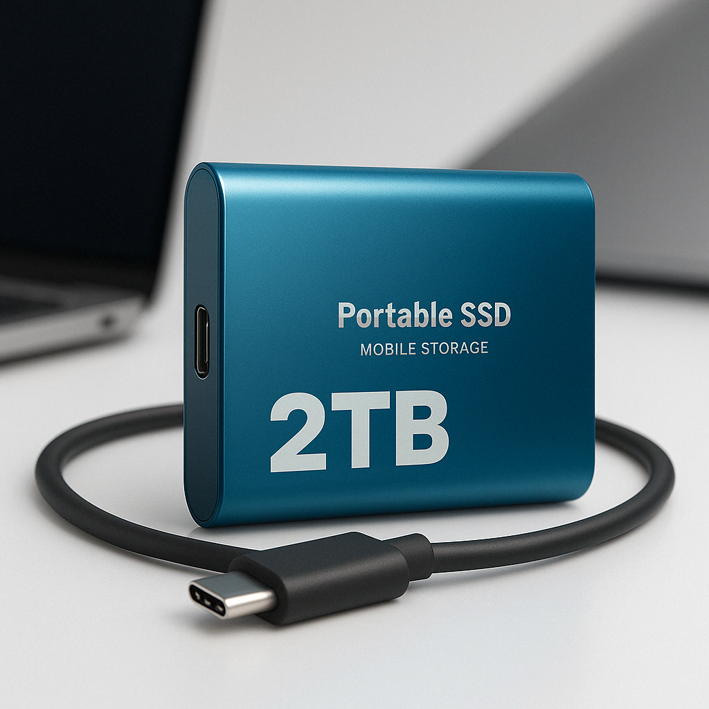 Externe SSD 2 TB USB-C Hochgeschwindigkeitsspeicher 3