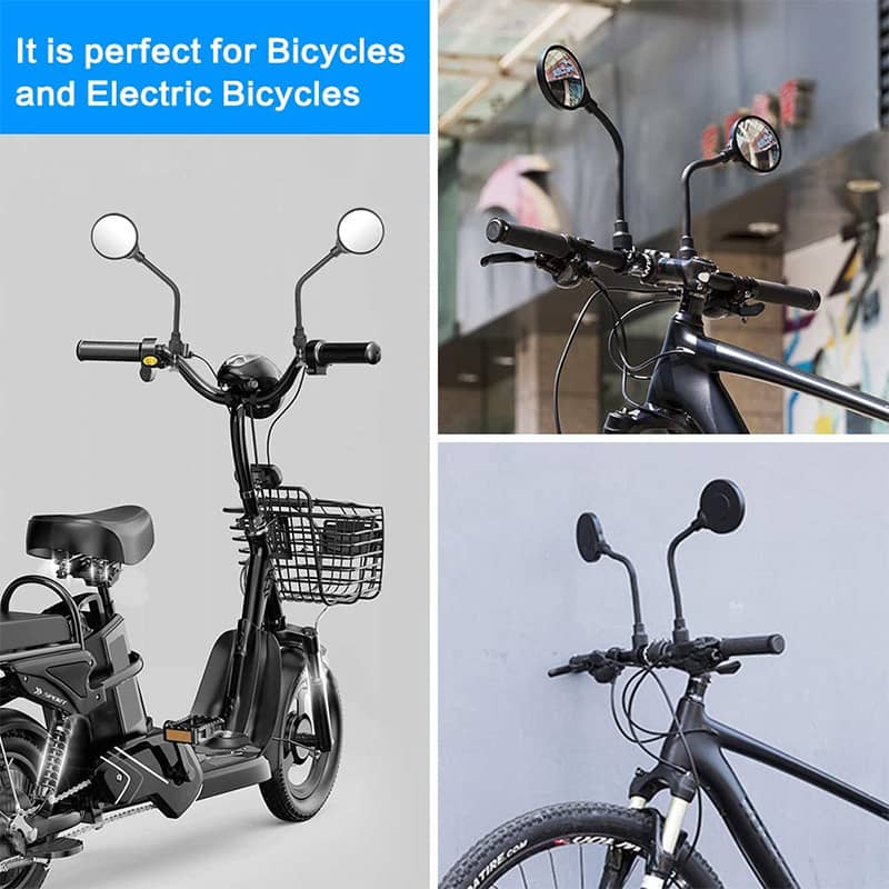 Fahrrad Rückspiegel FlexiView für sicheres Fahren 4