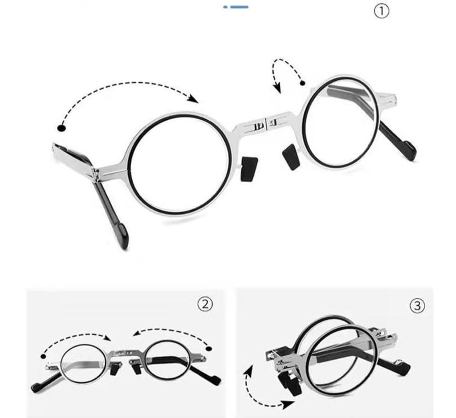 Faltbare Lesebrille für Damen und Herren mit Blaulichtfilter - Ultraleichtes Unisex-Design online kaufen 5