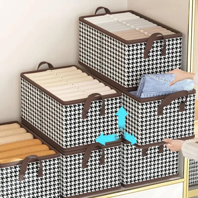 Faltbarer Jeans-Organizer für den Kleiderschrank 4