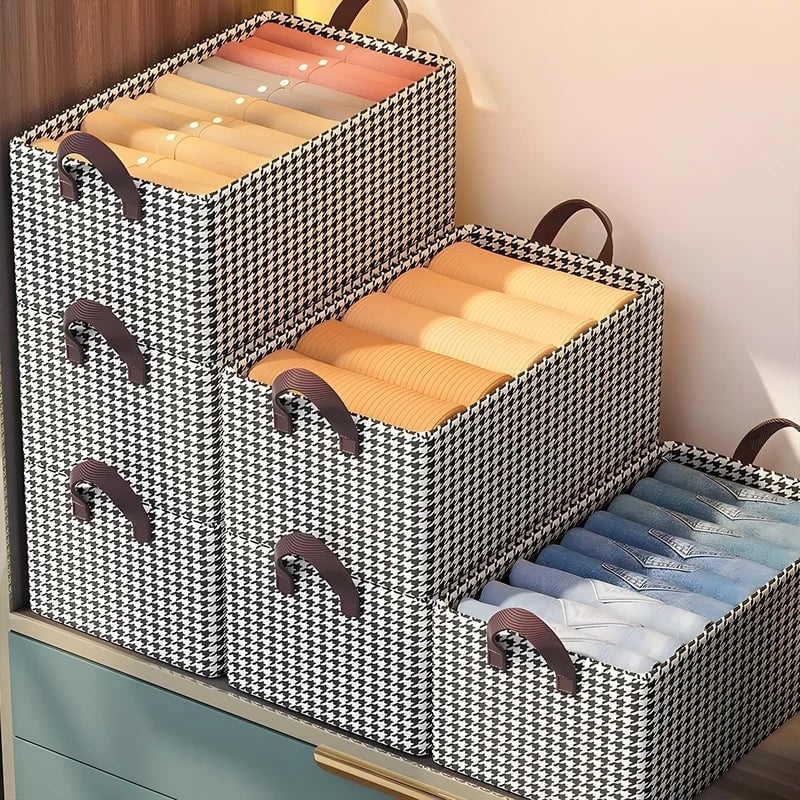 Faltbarer Jeans-Organizer für den Kleiderschrank 6