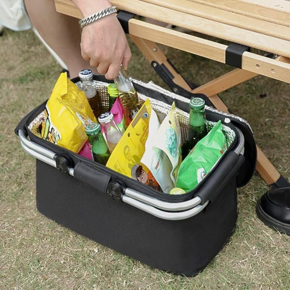 Faltbarer Picknickkorb mit 18-Liter Stauraum 2