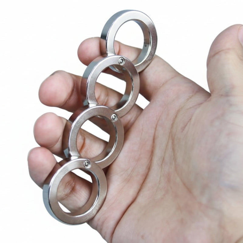 Faltbarer Vier-Finger-Ring für Stressabbau 0