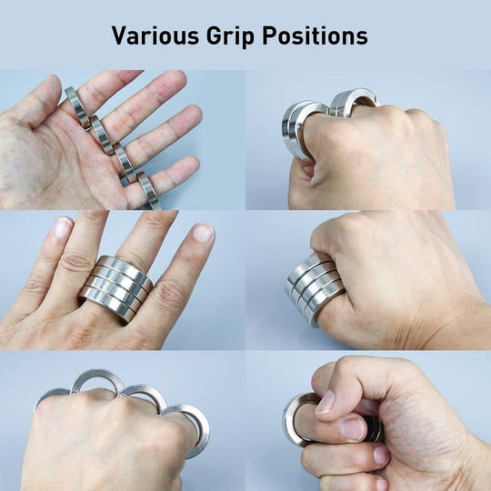 Faltbarer Vier-Finger-Ring für Stressabbau 4