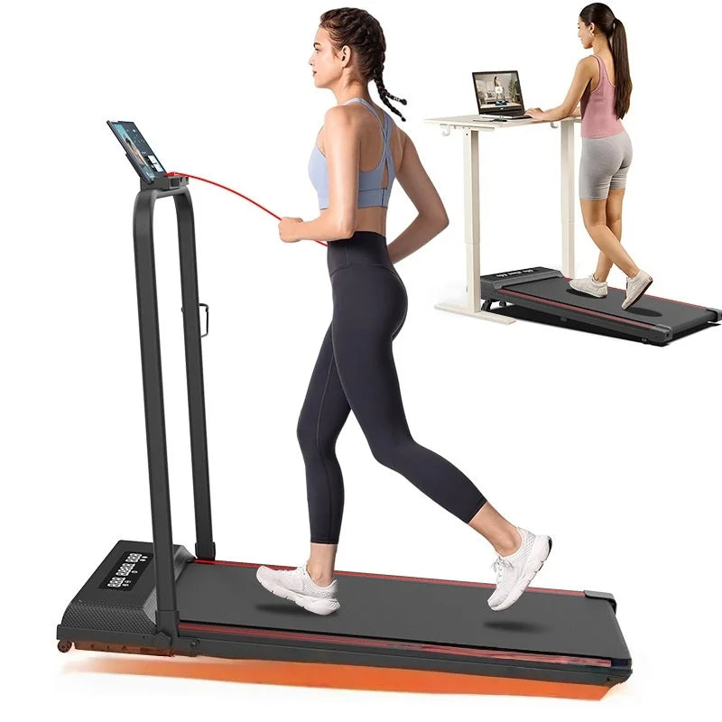 Faltbares Laufband Für Zuhause Mit Handläufen – Leise, Platzsparend Und Benutzerfreundlich 0