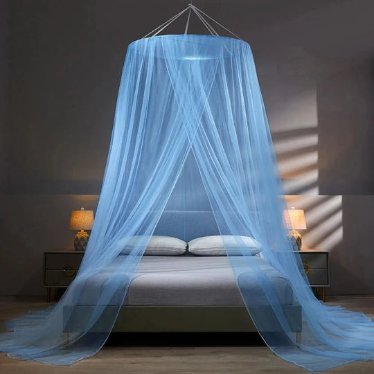 Faltbares Moskitonetz für Doppelbett und Camping 3