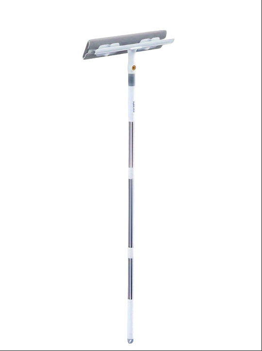 Fensterreiniger 2-in-1 Fenstersauger mit Rotierendem Kopf und Ausziehbarem Griff 0