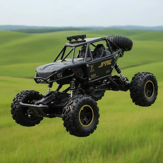 Ferngesteuerter Monster Truck 4x4 Hochgeschwindigkeit für Offroad-Abenteuer mit LED-Scheinwerfern 0