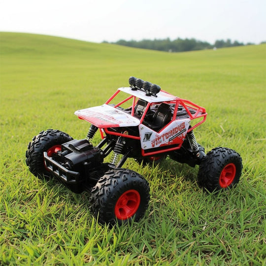 Ferngesteuerter Monster Truck 4x4 Hochgeschwindigkeit für Offroad-Abenteuer mit LED-Scheinwerfern 4