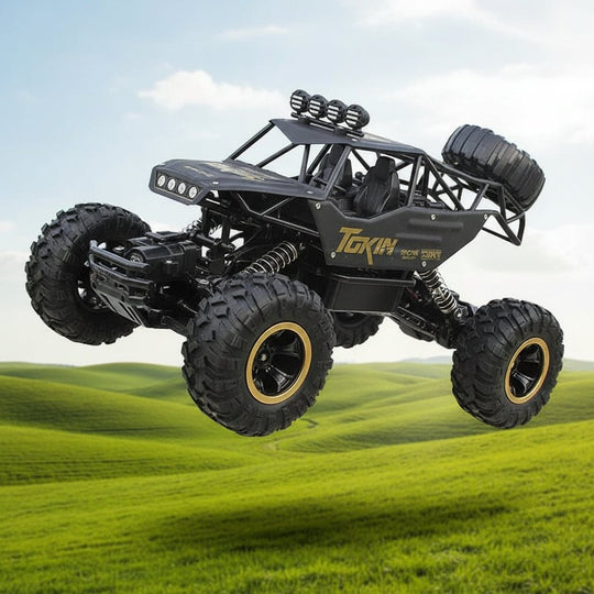 Ferngesteuerter Monster Truck 4x4 Hochgeschwindigkeit für Offroad-Abenteuer mit LED-Scheinwerfern 5