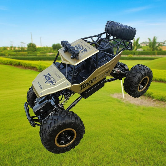 Ferngesteuerter Monster Truck 4x4 Hochgeschwindigkeit für Offroad-Abenteuer mit LED-Scheinwerfern 6