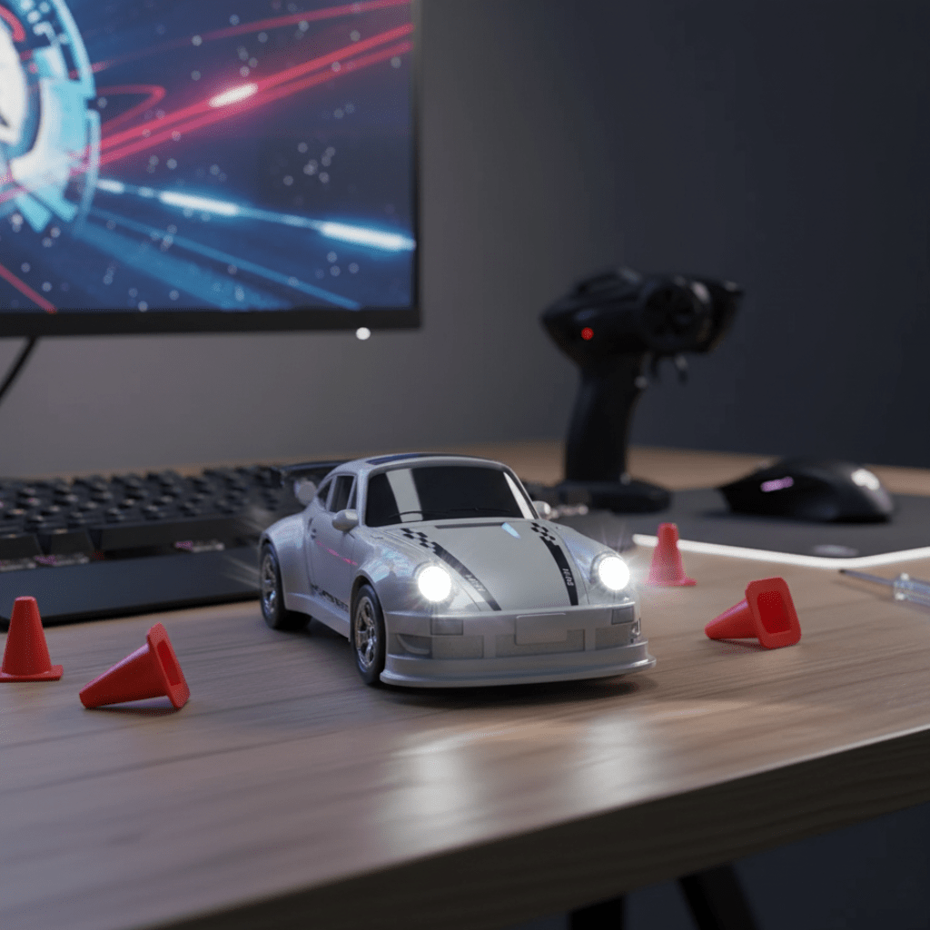 Ferngesteuertes Auto Miniatur Drift 1:64 Präzise Steuerung Für Technik- und Auto-Enthusiasten 0
