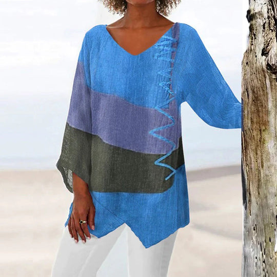 Festliches Oberteil Damen Chic Hochwertiger Stoff 2