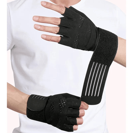 Fitnesshandschuhe Herren mit Handgelenkstütze für intensives Training 6