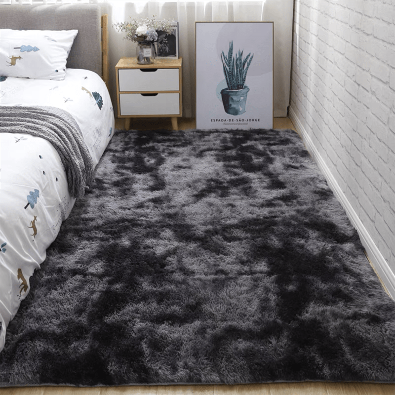 Flauschiger Teppich für Schlafzimmer und Wohnzimmer 0