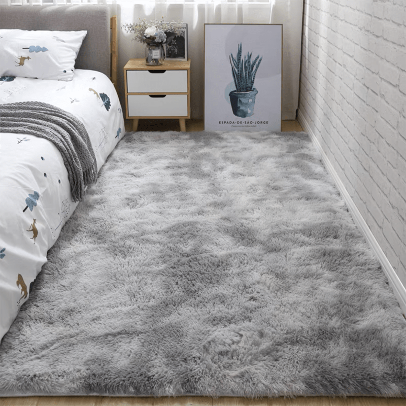 Flauschiger Teppich für Schlafzimmer und Wohnzimmer 6