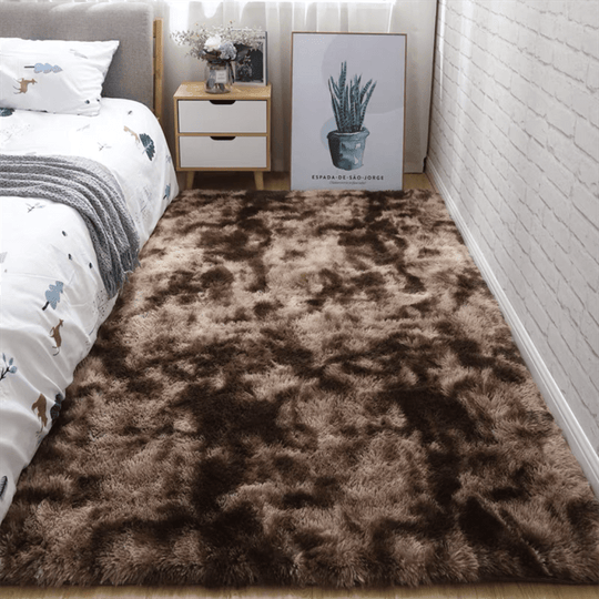 Flauschiger Teppich für Schlafzimmer und Wohnzimmer 9
