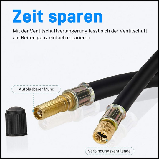 Flexible Reifenventilverlängerungen für mühelosen Zugang 2