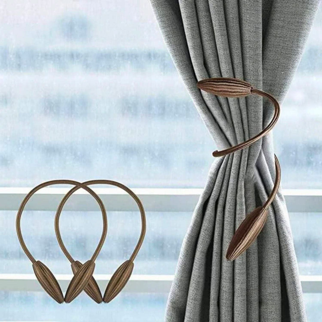 Flexible Vorhanghalter für stilvolle Fensterdekoration 1