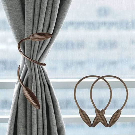 Flexible Vorhanghalter für stilvolle Fensterdekoration 2