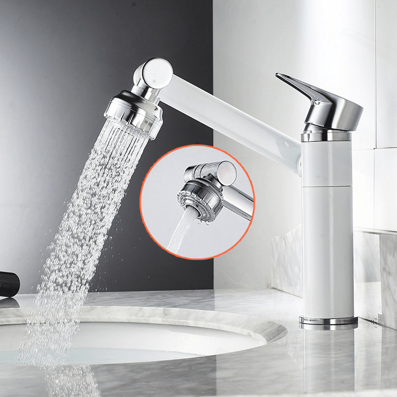 Flexibler Wasserhahn Küche mit 360° Drehfunktion – Praktische Küchenarmatur für Waschtische 0