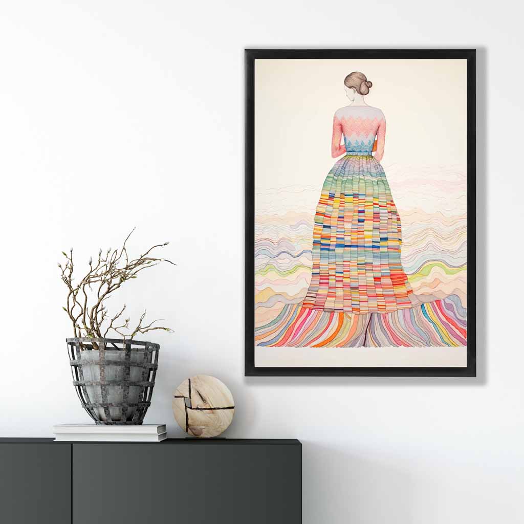 Frauen Poster Abstrakt Bunt 1