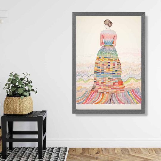 Frauen Poster Abstrakt Bunt 2