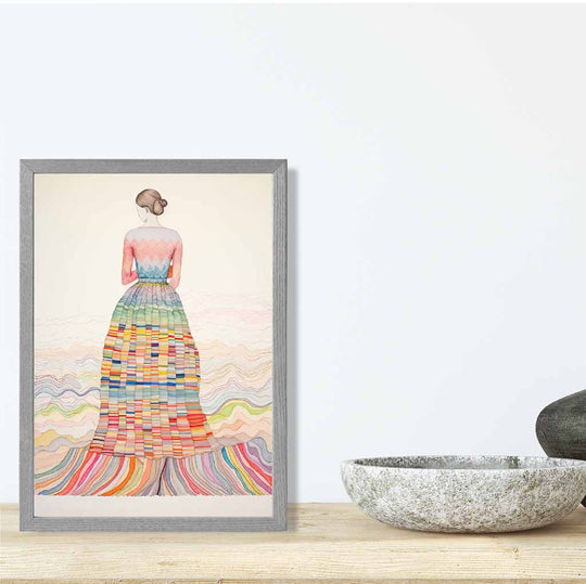 Frauen Poster Abstrakt Bunt 4
