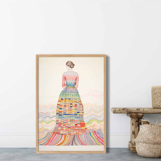 Frauen Poster Abstrakt Bunt 5