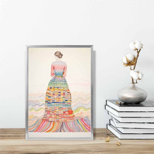 Frauen Poster Abstrakt Bunt 6