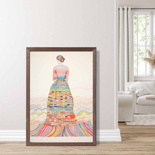Frauen Poster Abstrakt Bunt 7