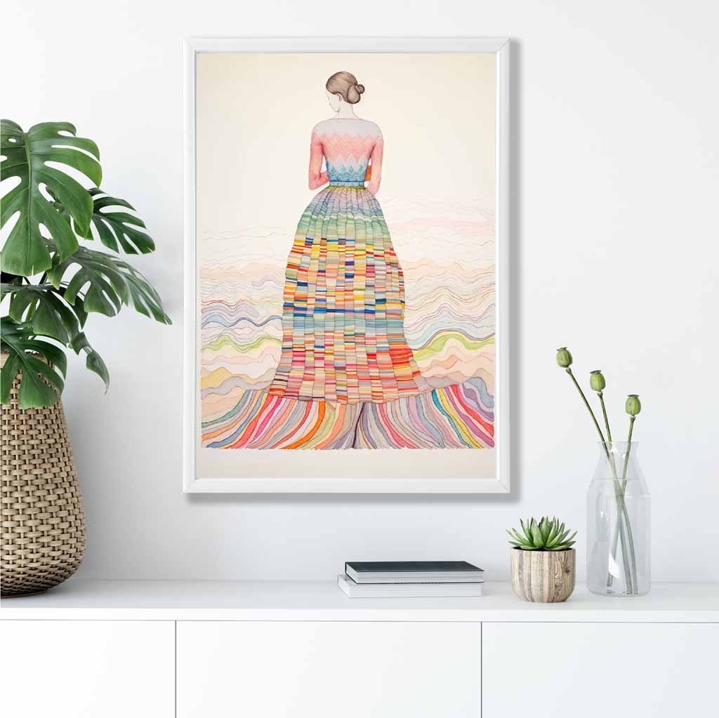 Frauen Poster Abstrakt Bunt 8