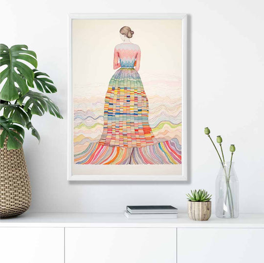 Frauen Poster Abstrakt Bunt 8