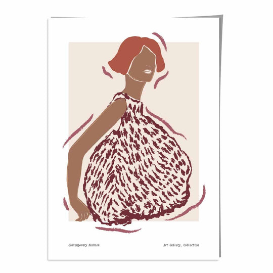 Frauen Wandkunst Poster Modernes Minimalistisches Design 0