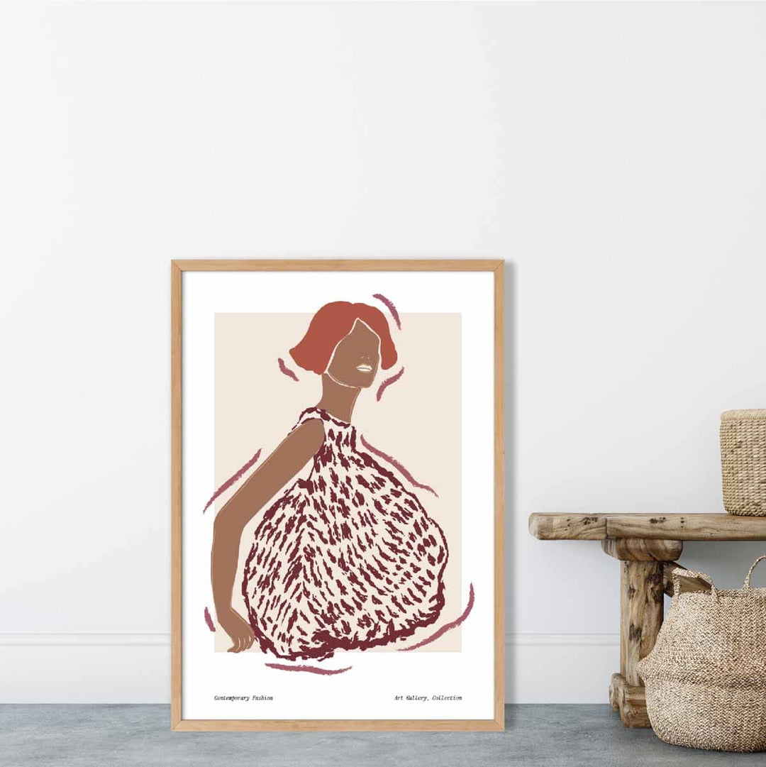 Frauen Wandkunst Poster Modernes Minimalistisches Design 1
