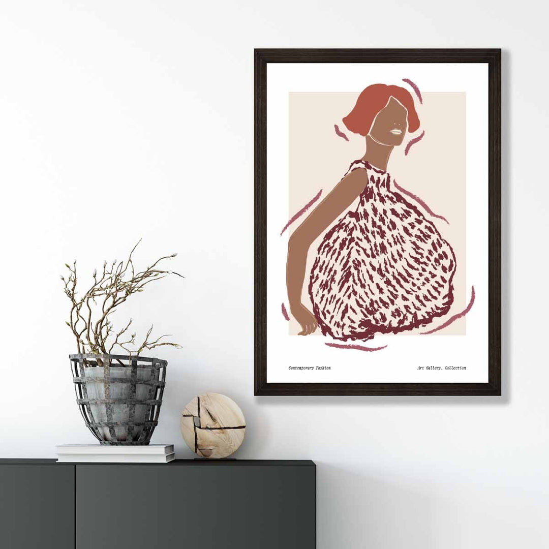 Frauen Wandkunst Poster Modernes Minimalistisches Design 3