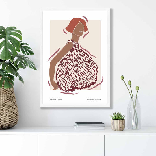 Frauen Wandkunst Poster Modernes Minimalistisches Design 4